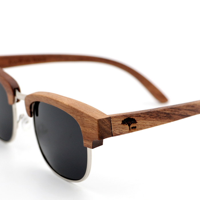 Kanoa Koa Sunglasses - Close-Up