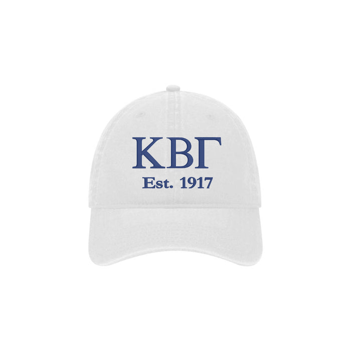 Kappa Beta Gamma Beach Washed Hat