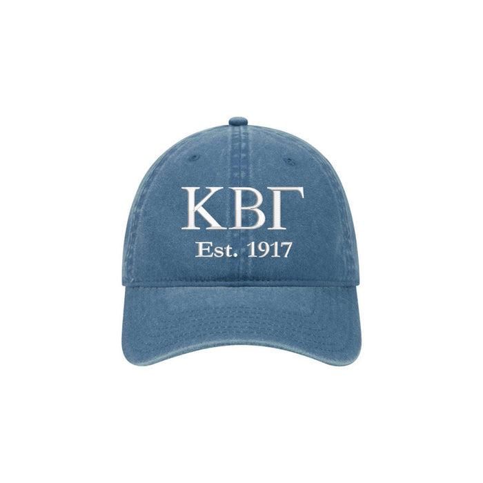 Kappa Beta Gamma Beach Washed Hat