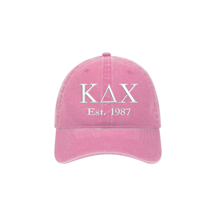 Kappa Delta Chi Beach Washed Hat