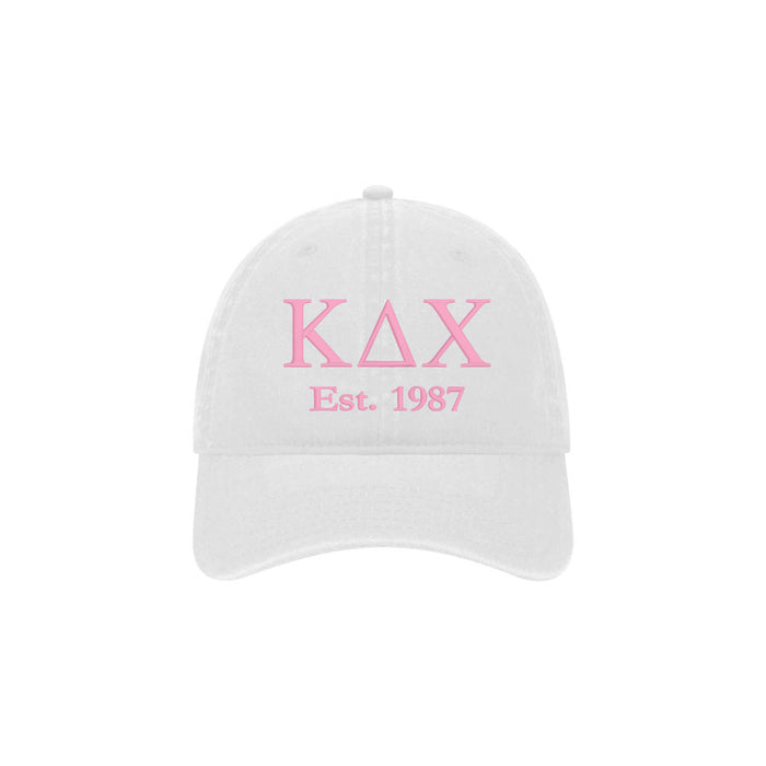 Kappa Delta Chi Beach Washed Hat