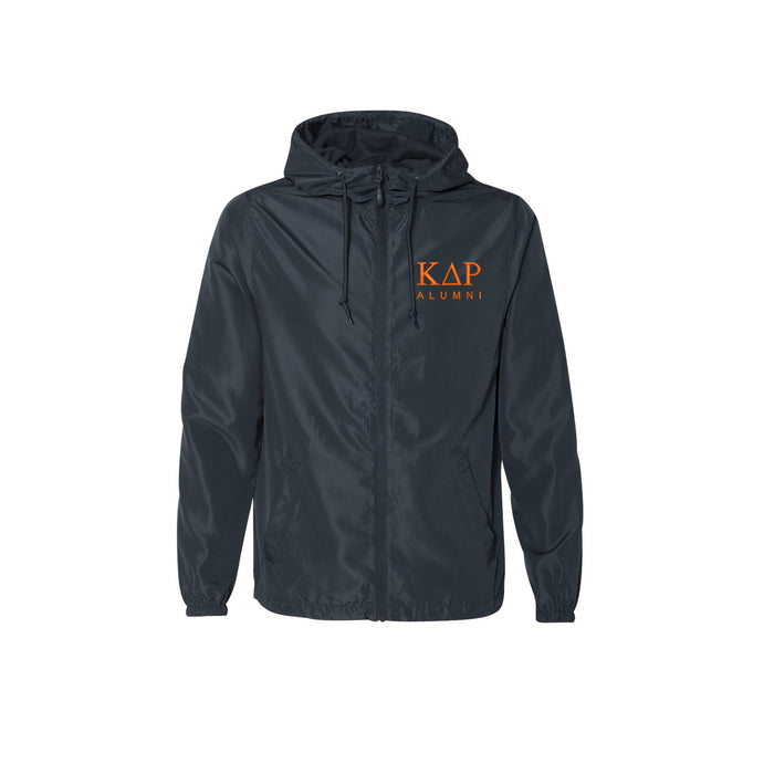 Kappa Delta Rho Alumni Full Zip Windbreaker