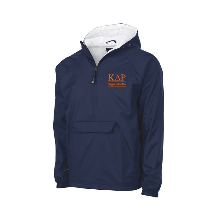 Kappa Delta Rho Flannel Lined Windbreaker