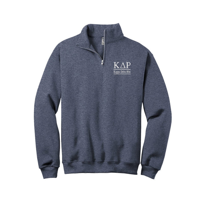 Kappa Delta Rho Quarter Zip Pullover Sweatshirt