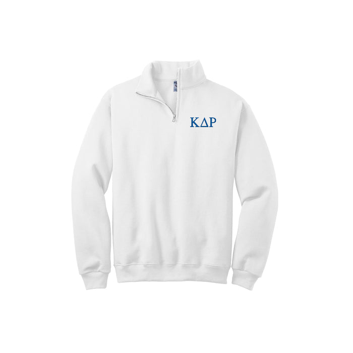 Kappa Delta Rho Quarter Zip Pullover Sweatshirt