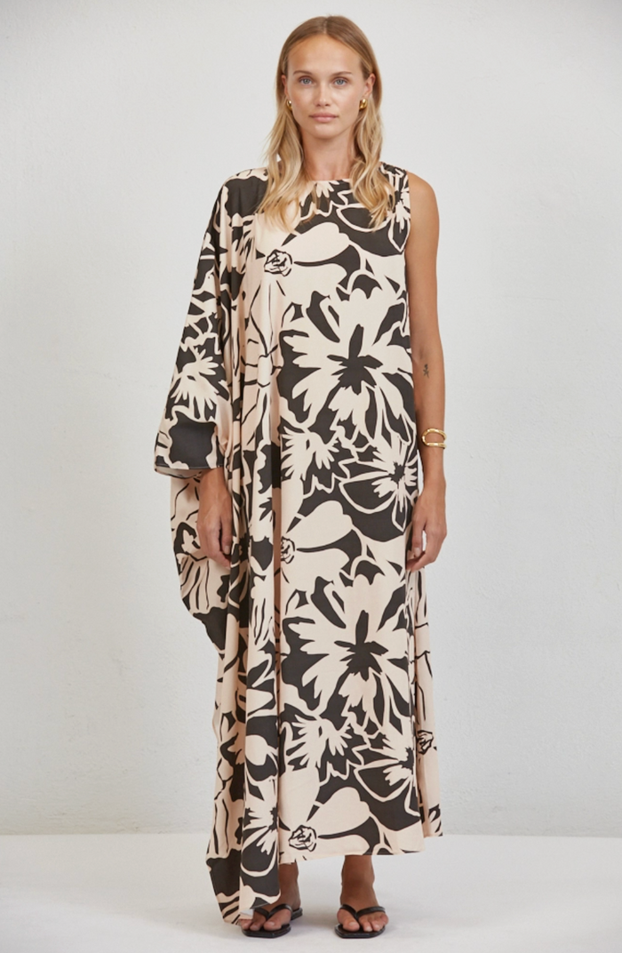 Keani Quarter Sleeve Midi Dress