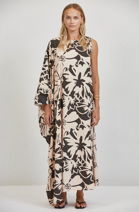 Keani Quarter Sleeve Midi Dress