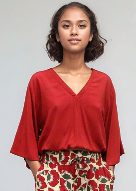 Kiely Top - Cherry