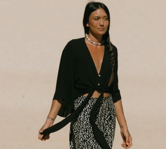Kimono Top - Black