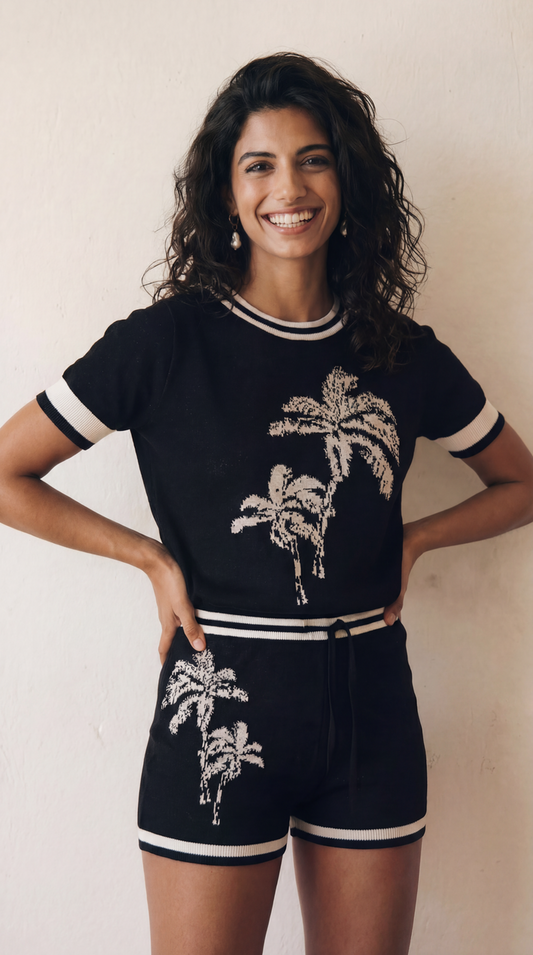 Kirra Knit Top - Black