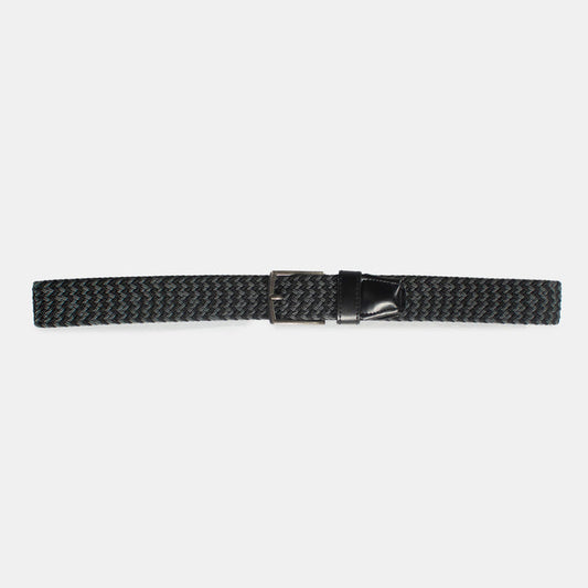 Knitted Elastic Belt - Black