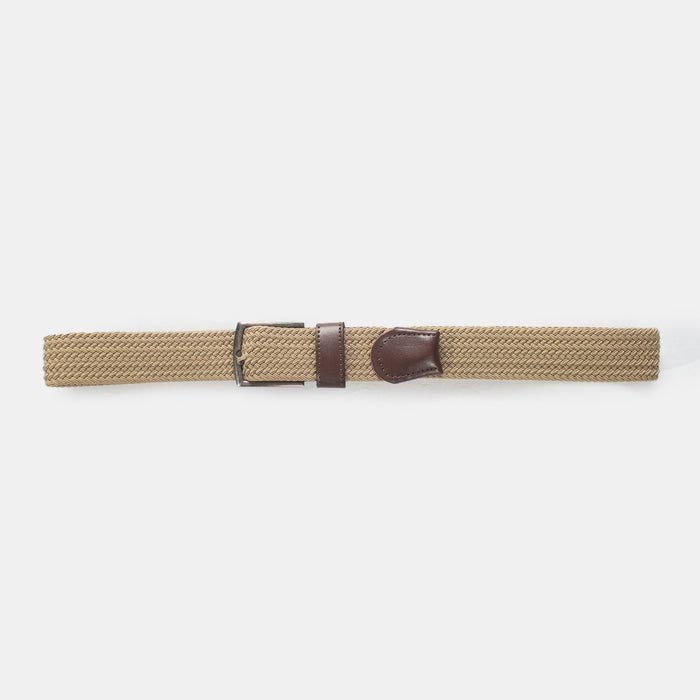 Knitted Elastic Belt - Khaki