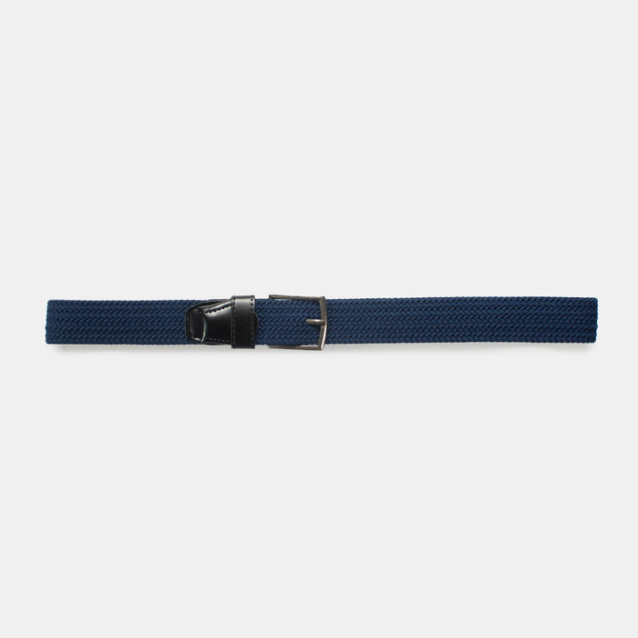 Knitted Elastic Belt - Navy