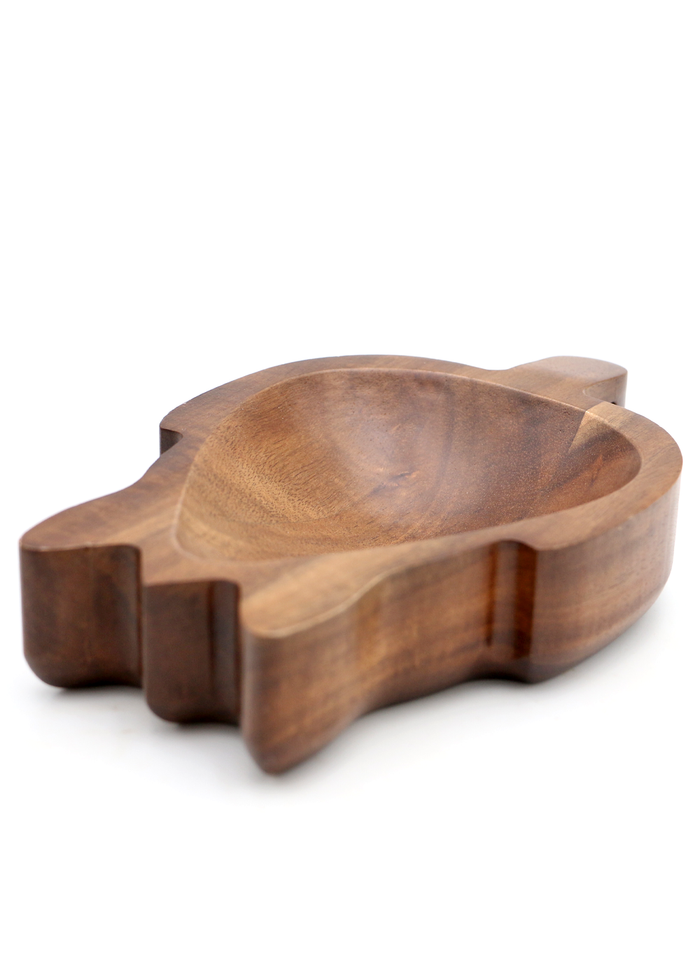 Koa Wood Honu Dish - Back View