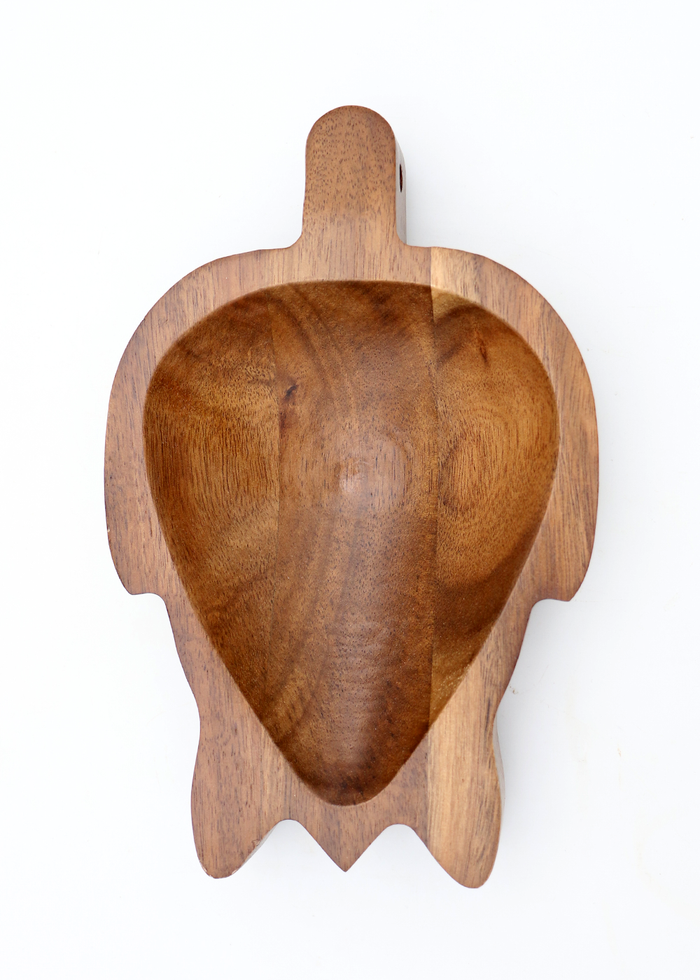 Koa Wood Honu Dish - Top View