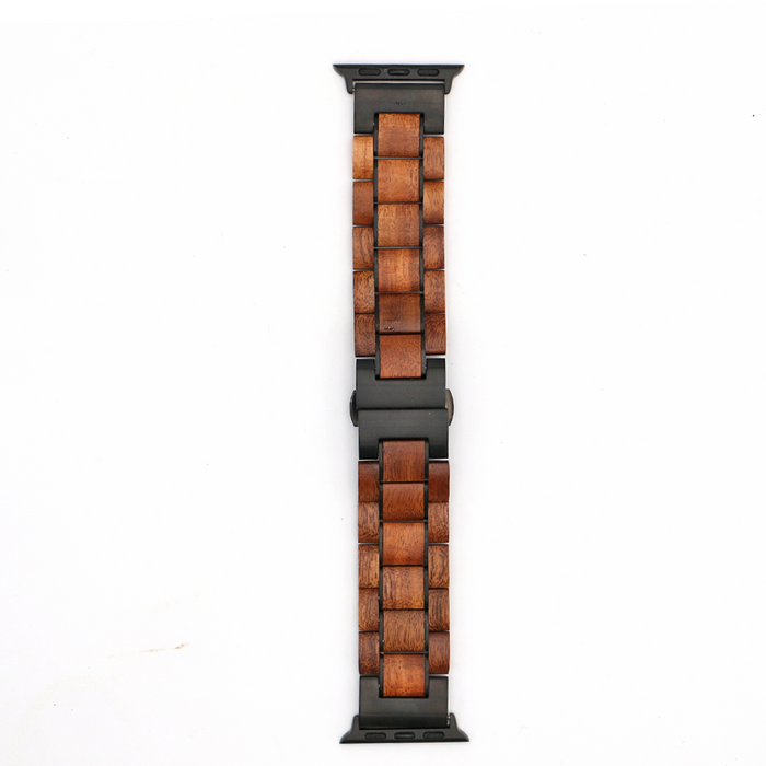 Koa Wood iWatch Band A25 - Top View