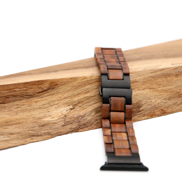 Koa Wood iWatch Band A25