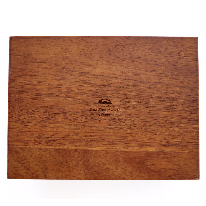 Koa Wood Keepsake Box - Large - Bottom View