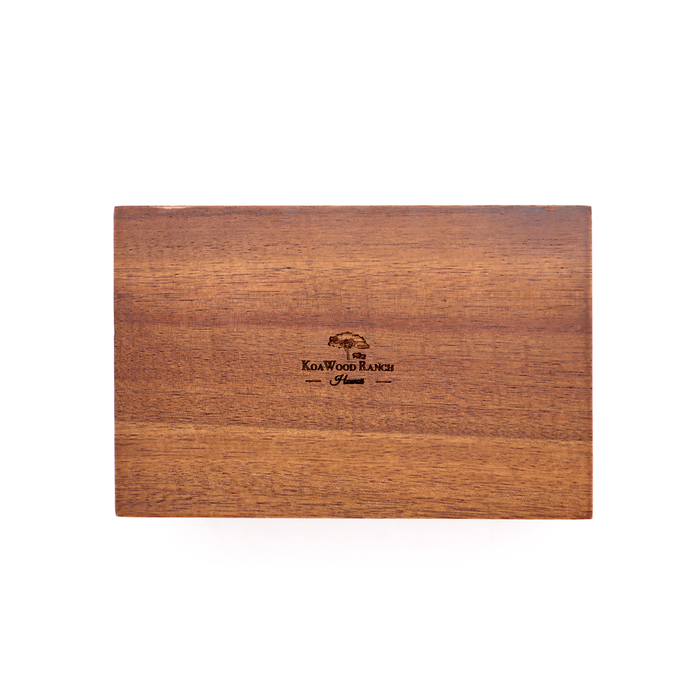 Koa Wood Keepsake Box - Small - Bottom View