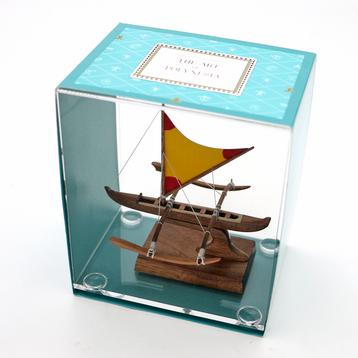 Koa Wood Manini Hawaiian Racing Canoe