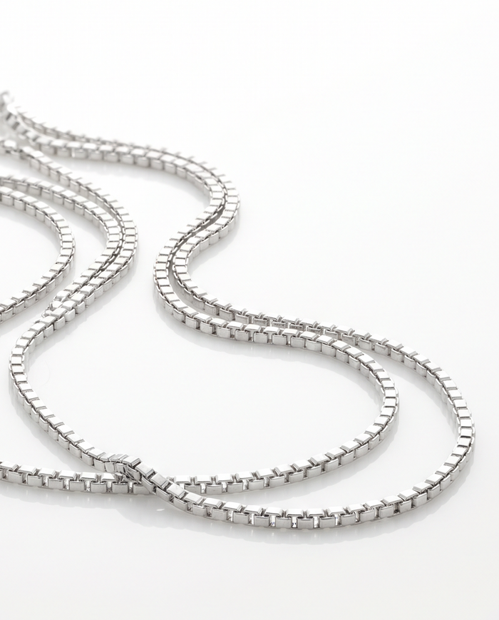 KWR Sterling Silver 2mm Box Chain