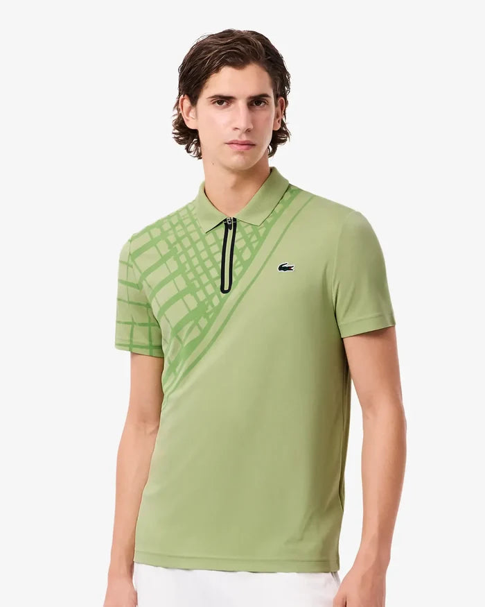Lacoste Lacoste All Players On-Court Polo - Light Green Polo Shirt