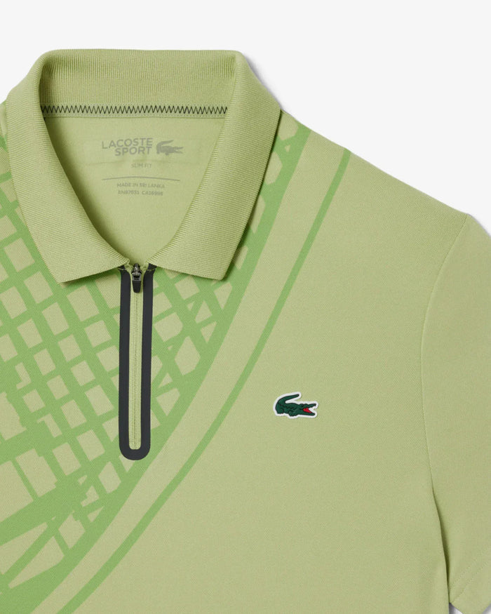 Lacoste Lacoste All Players On-Court Polo - Light Green Polo Shirt