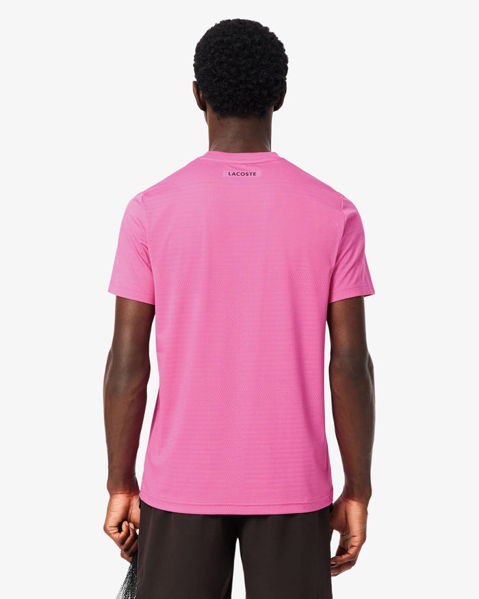 Lacoste Lacoste Grigor Dimitrov T-Shirt - Fushia Pink T-Shirt