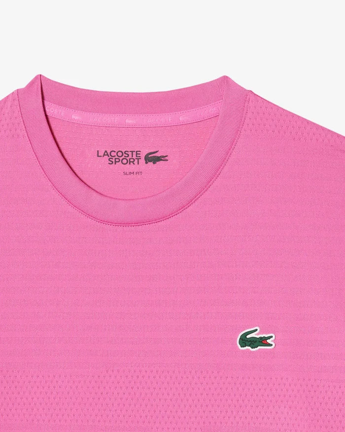 Lacoste Lacoste Grigor Dimitrov T-Shirt - Fushia Pink T-Shirt