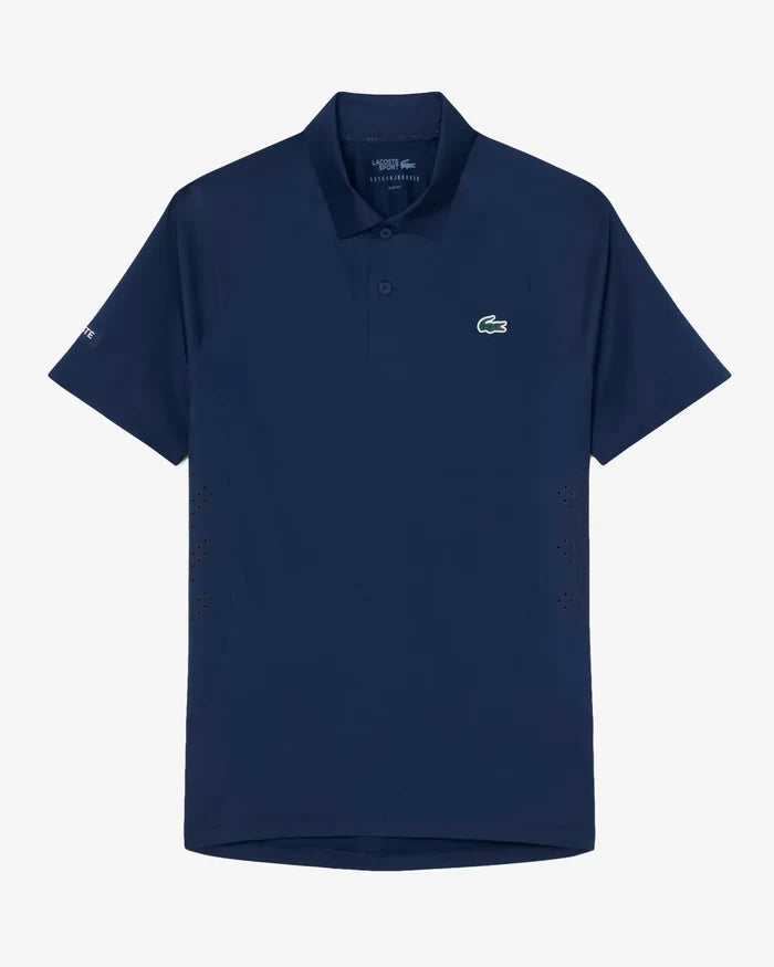 Lacoste Lacoste Novak Djokovic On-Court Polo - Navy Polo Shirt