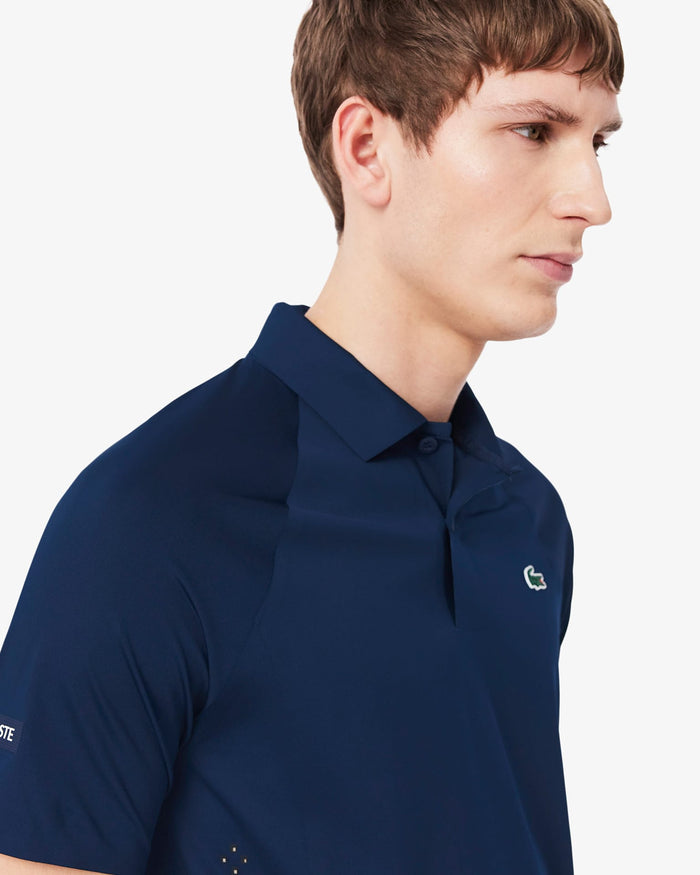 Lacoste Lacoste Novak Djokovic On-Court Polo - Navy Polo Shirt