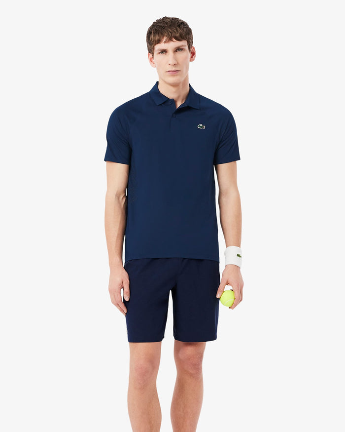 Lacoste Lacoste Novak Djokovic On-Court Polo - Navy Polo Shirt