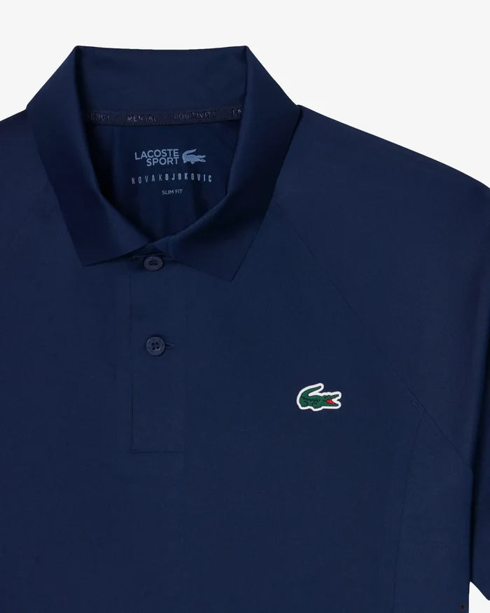 Lacoste Lacoste Novak Djokovic On-Court Polo - Navy Polo Shirt