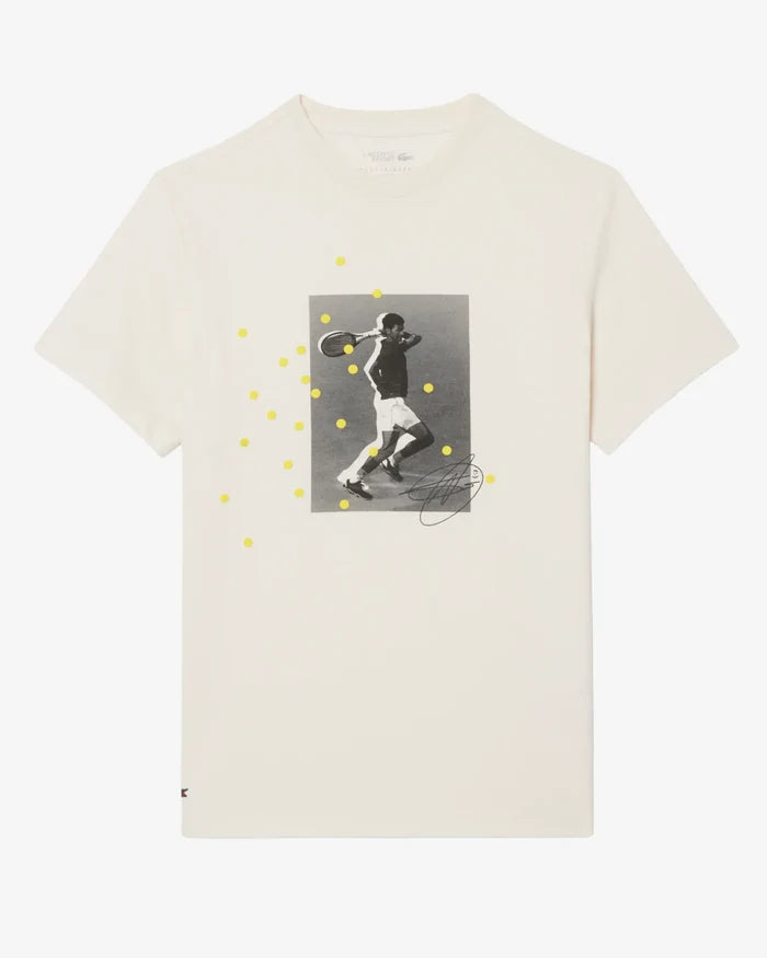 Lacoste Lacoste Novak Djokovic Signature T-Shirt - Lapland T-Shirt