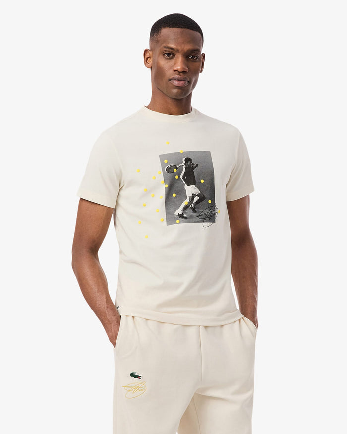 Lacoste Lacoste Novak Djokovic Signature T-Shirt - Lapland T-Shirt