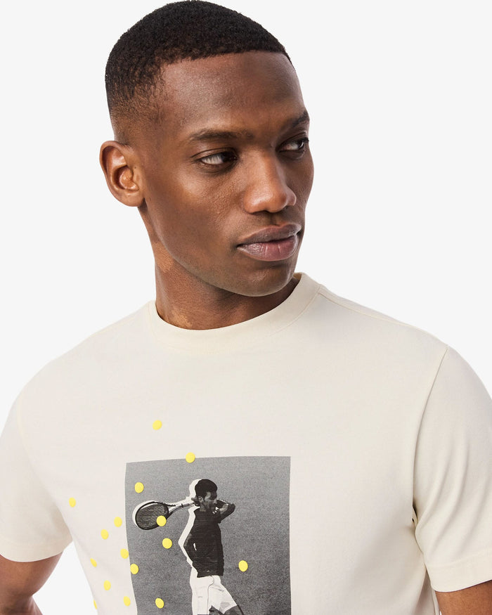 Lacoste Lacoste Novak Djokovic Signature T-Shirt - Lapland T-Shirt