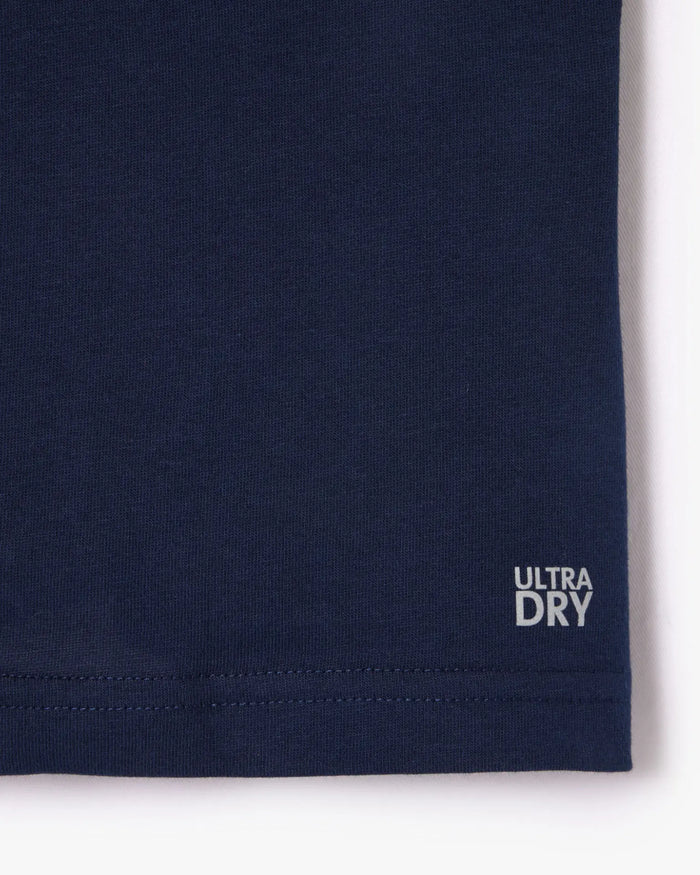 Lacoste Lacoste Poly/Cotton Big Croc T-Shirt - Navy T-Shirt