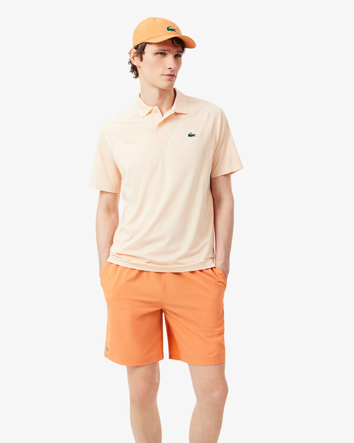 Lacoste Lacoste Roland-Garros Novak Short - Blossom/White Shorts