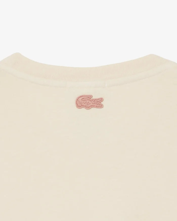 Lacoste Lacoste Roland-Garros Terre Battue T-Shirt - Chalk T-Shirt