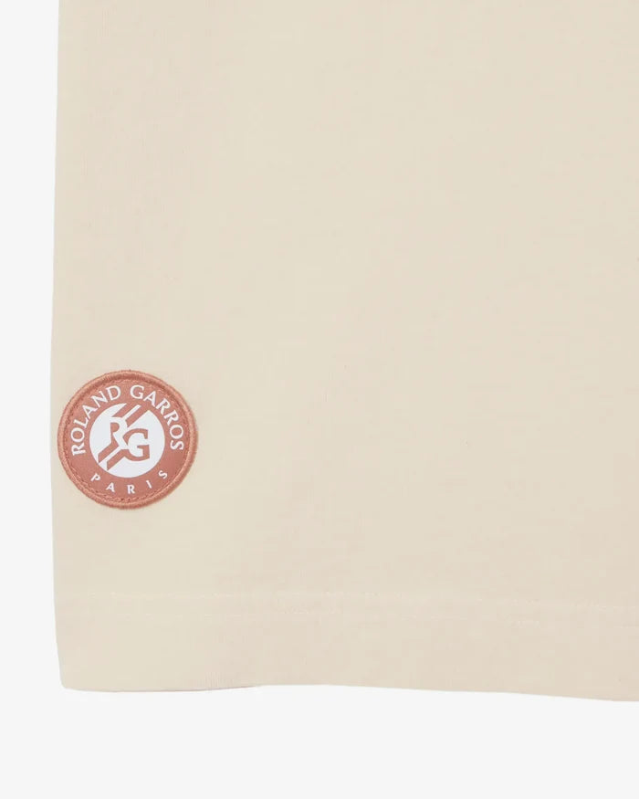 Lacoste Lacoste Roland-Garros Terre Battue T-Shirt - Chalk T-Shirt