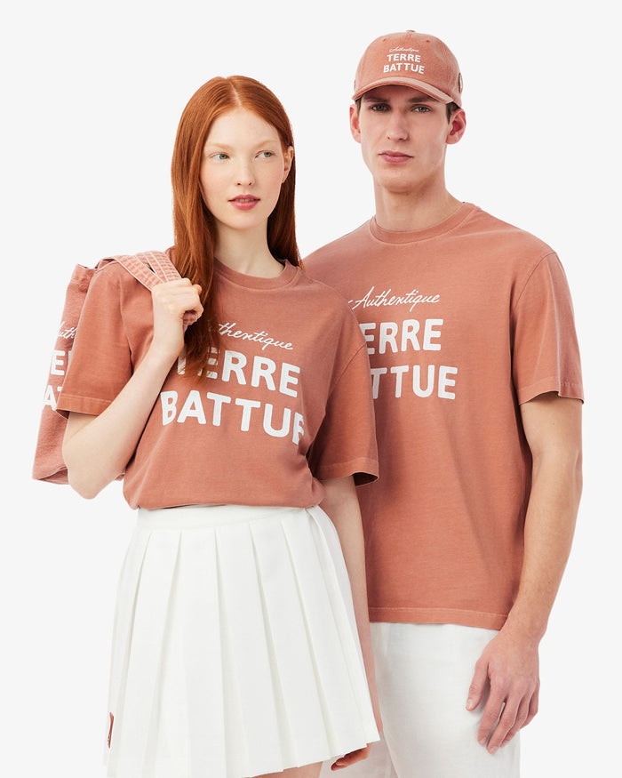 Lacoste Lacoste Roland-Garros Terre Battue T-Shirt - Terre Roland Garros T-Shirt
