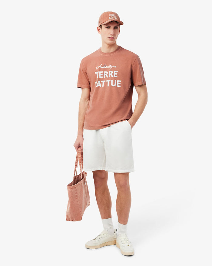 Lacoste Lacoste Roland-Garros Terre Battue T-Shirt - Terre Roland Garros T-Shirt