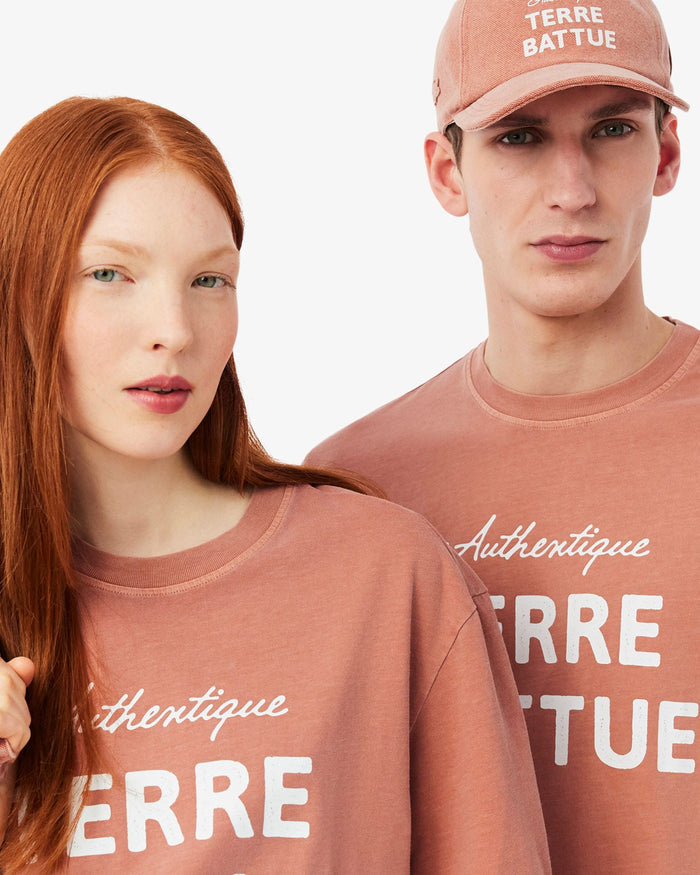 Lacoste Lacoste Roland-Garros Terre Battue T-Shirt - Terre Roland Garros T-Shirt