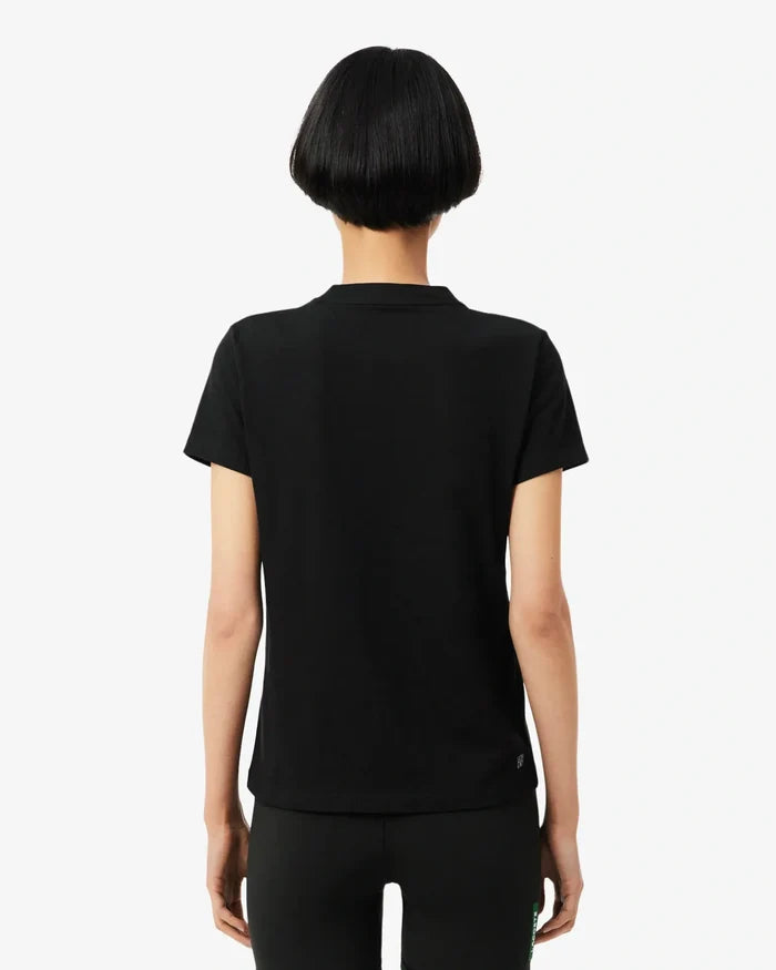 Lacoste Lacoste Womens Classic T-Shirt - Black T-Shirt 8