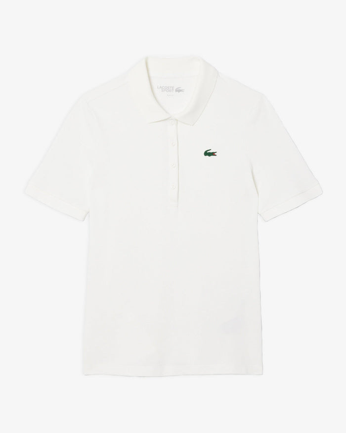 Lacoste Lacoste Womens Petit Pique Polo - White Polo Shirt 8