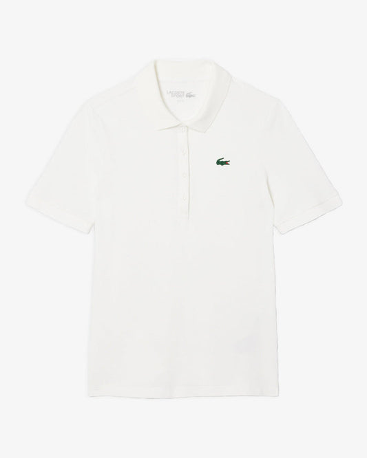 Lacoste Lacoste Womens Petit Pique Polo - White Polo Shirt 8