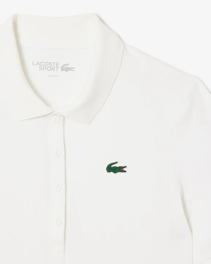 Lacoste Lacoste Womens Petit Pique Polo - White Polo Shirt 8