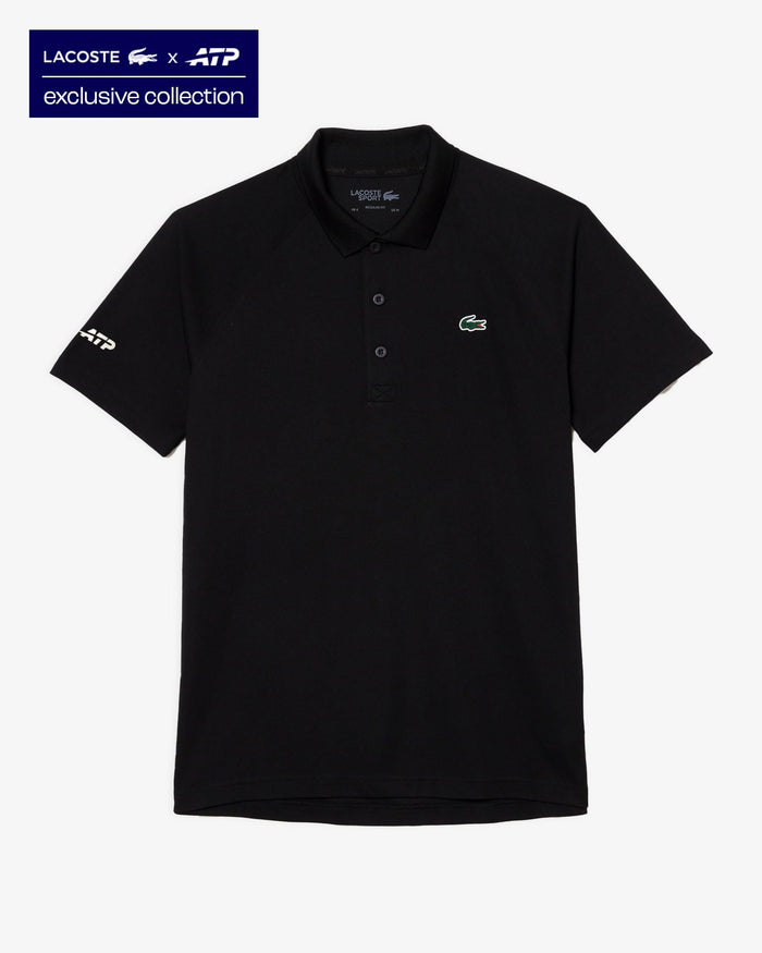 Lacoste Lacoste x ATP Core Raglan Polo - Black Polo Shirt