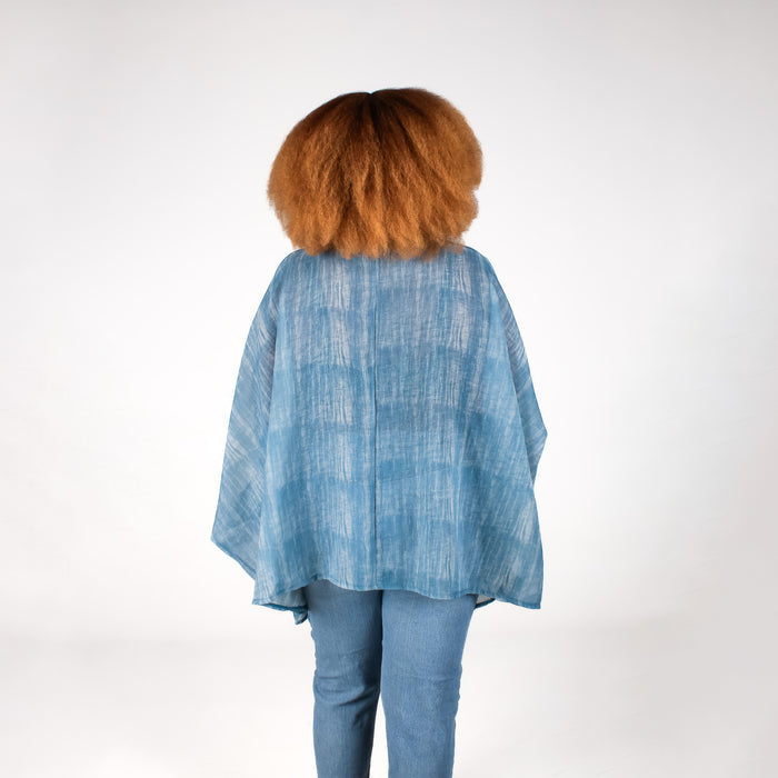 Ladies' 3/4 Sleeve Mila Top - Navy