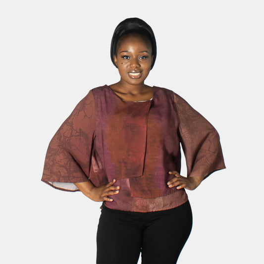 Ladies' Arty Top - Ruby